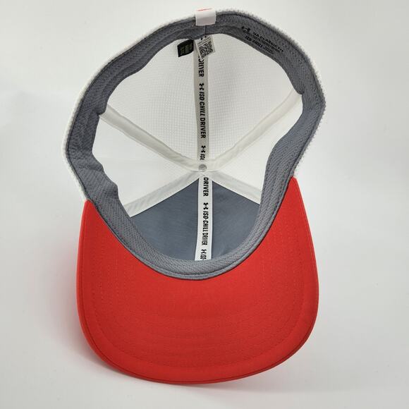 Under Armour Men's Iso-Chill Driver Mesh Golf Cap XL/XXL Red Soltice - Picture 6 of 7